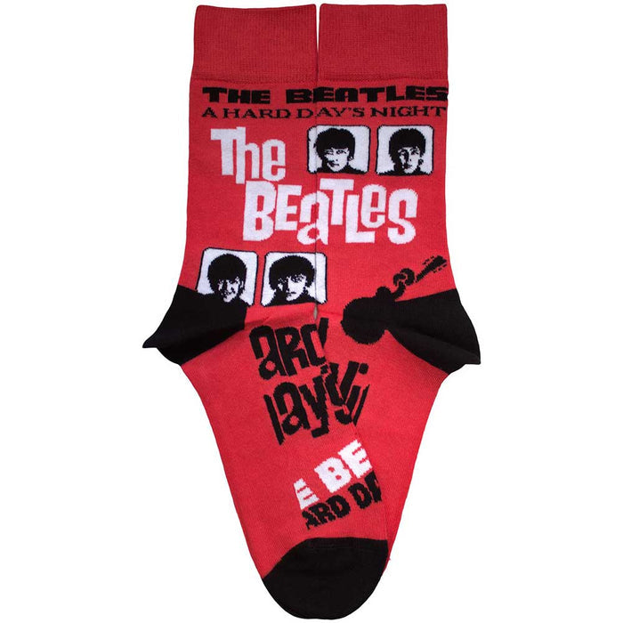 The Beatles Unisex Ankle Socks - Hard Day's Night (SIZE 7 - 11) Rock Off