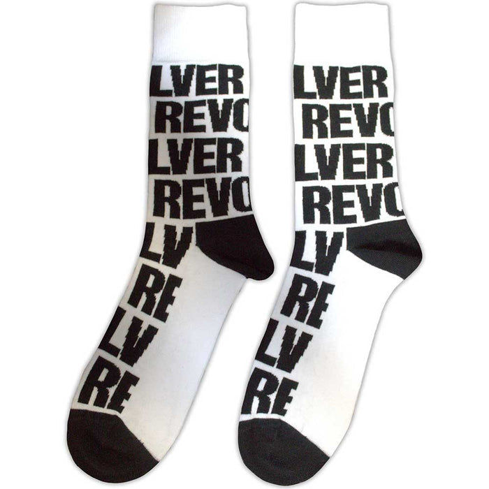 The Beatles Unisex Ankle Socks - Revolver (SIZE 7 - 11) Rock Off