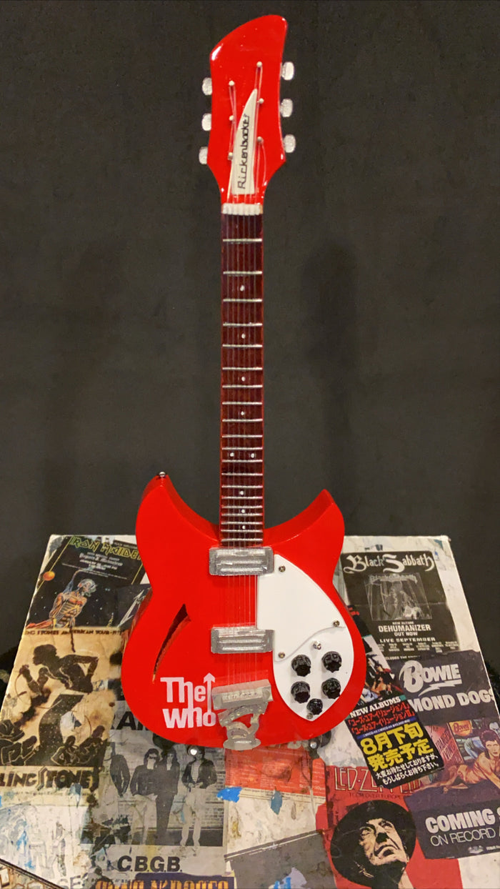 The Who Pete Townshend Miniature Guitar