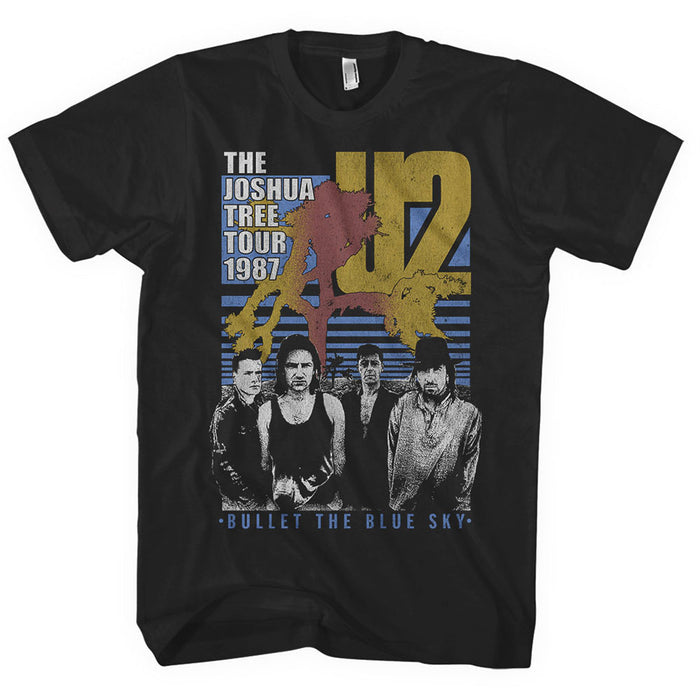 U2 T-Shirt - Bullet The Blue Sky Rock Off