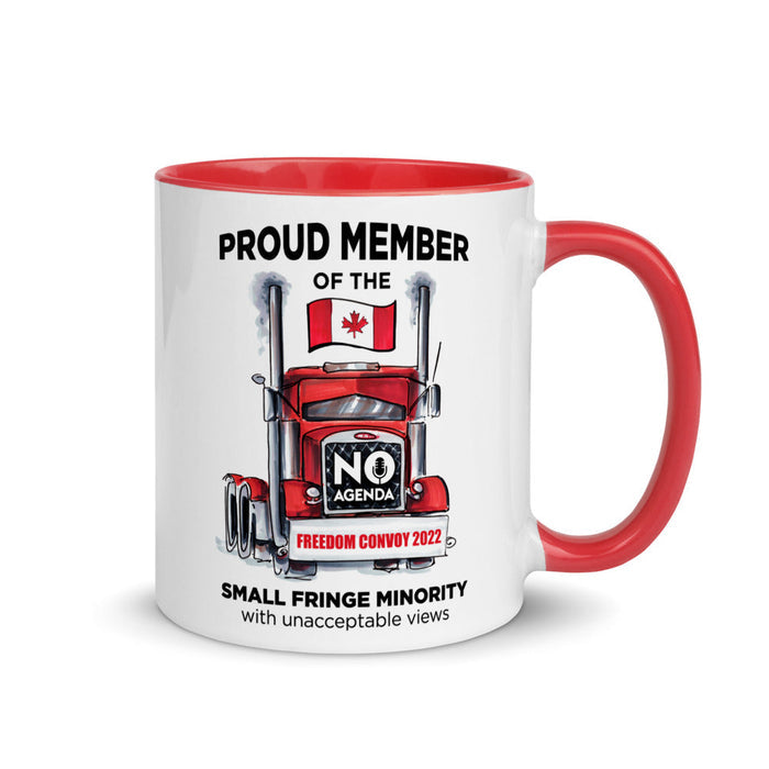 UNACCEPTABLE FREEDOM CONVOY - accent mug