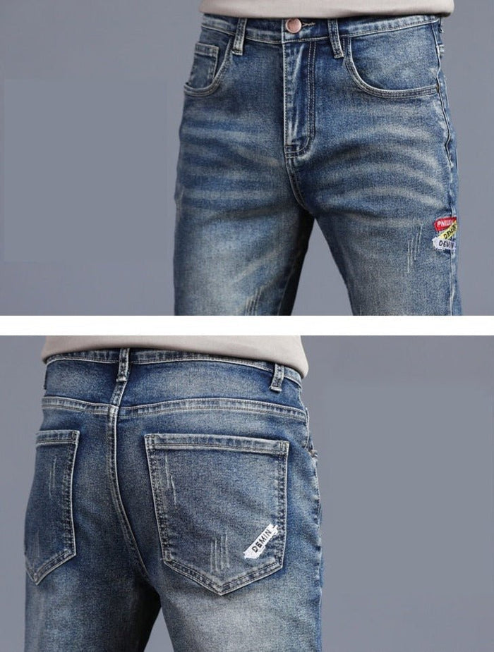 Vinny Denim Jeans - AntoniosClothing - Blue