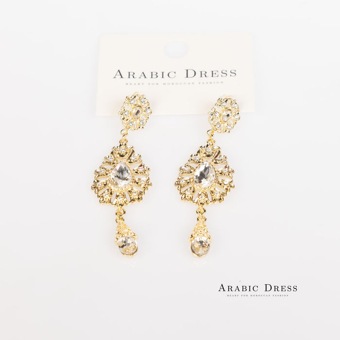 White Gold Ara Earrings