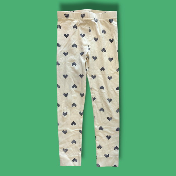 White/Blue Miles the Label Legging, 8Y