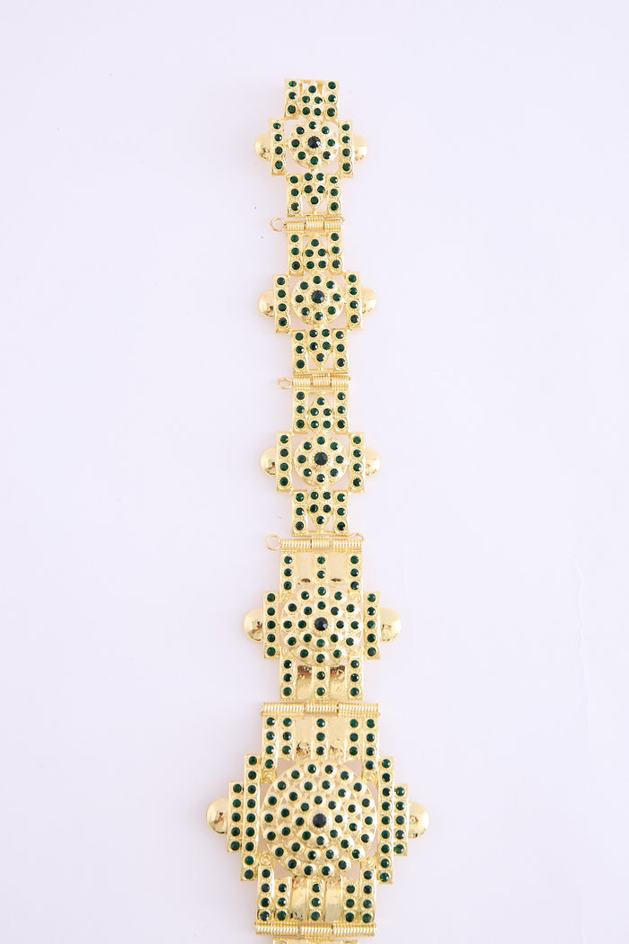 YENA GOLD/DARKGREEN