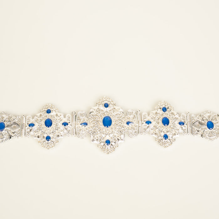 Zen Silver / Royalblue Belt