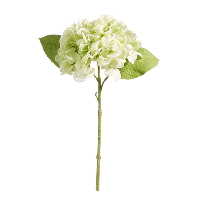 19" Real Touch Green Hydrangea Stem