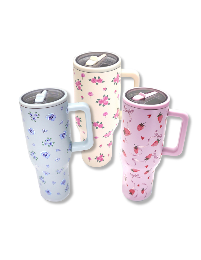 40oz Spill Free Stainless Steel Vacuum Tumbler