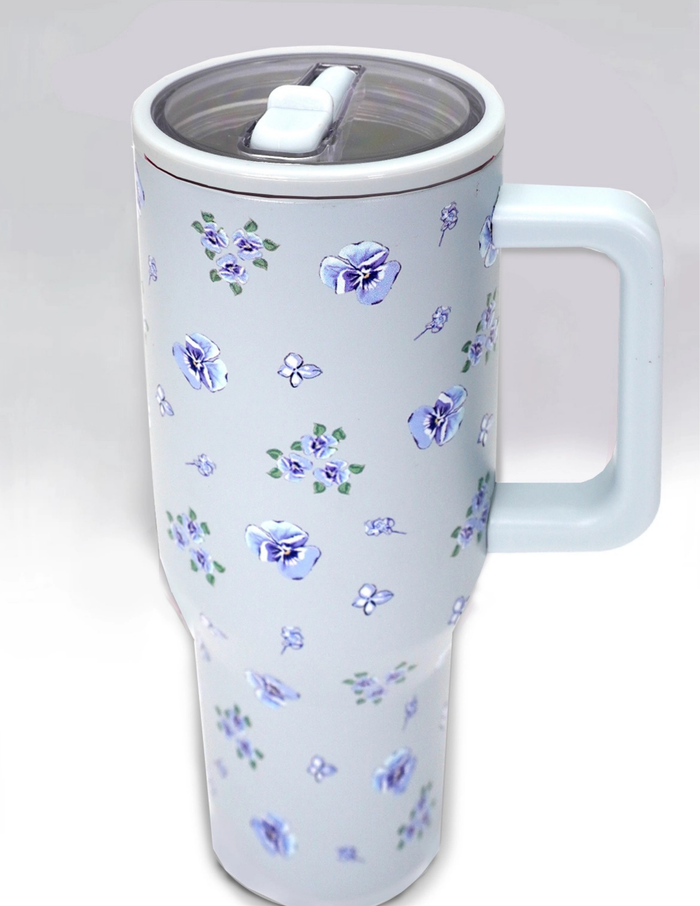 40oz Spill Free Stainless Steel Vacuum Tumbler