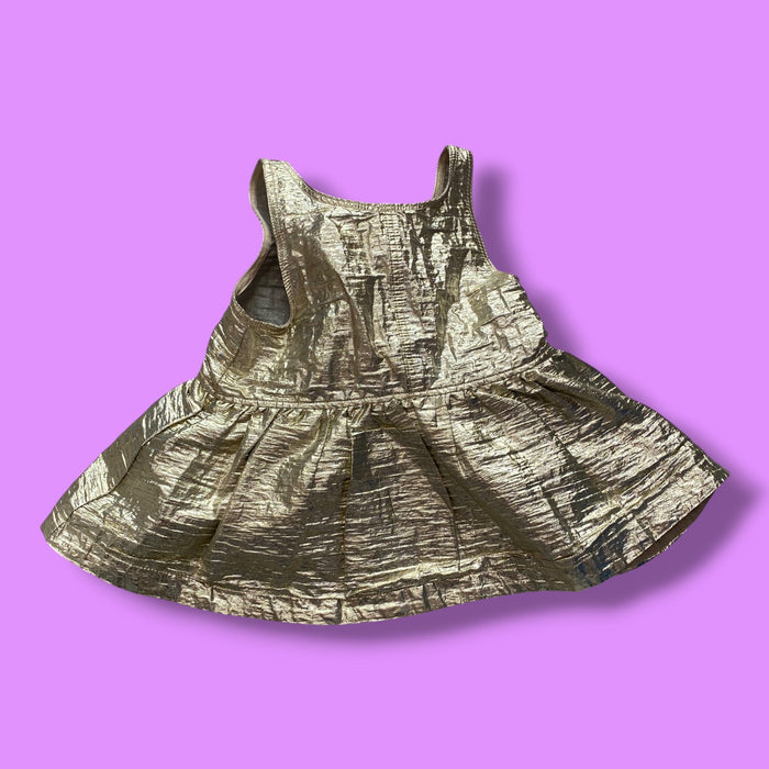 5/6y h&m tank top, gold