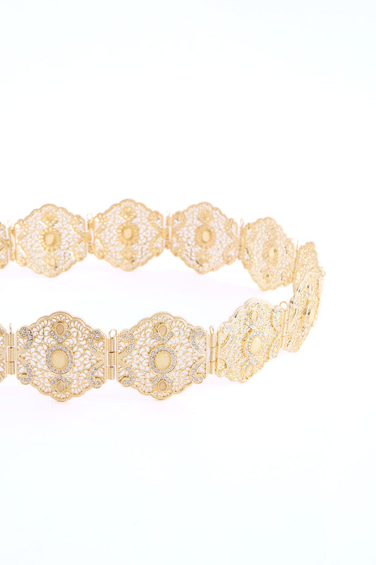 Ahri Gold/Creme Belt