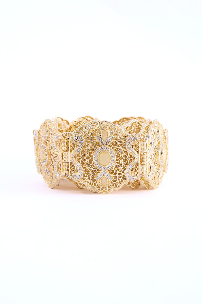 Ahri Gold/Creme Belt