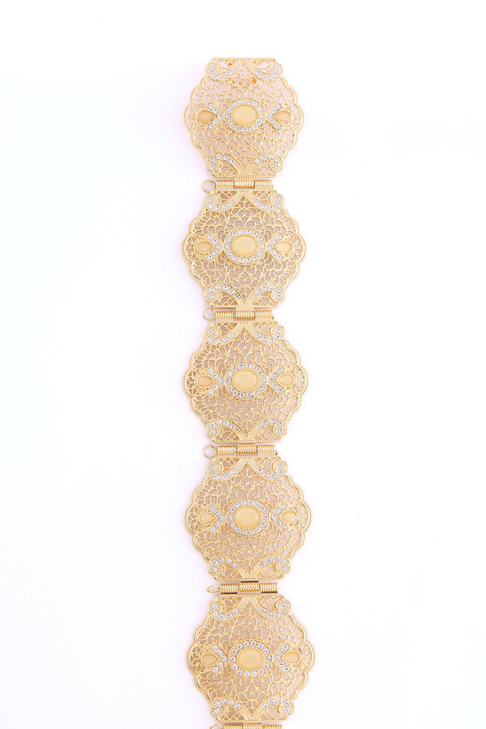 Ahri Gold/Creme Belt