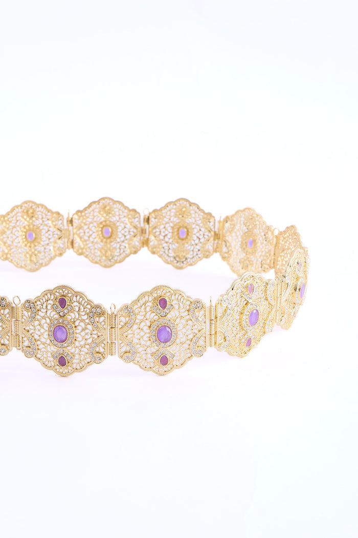 Ahri Gold/Violet Belt
