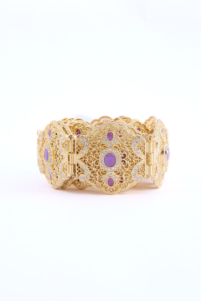 Ahri Gold/Violet Belt