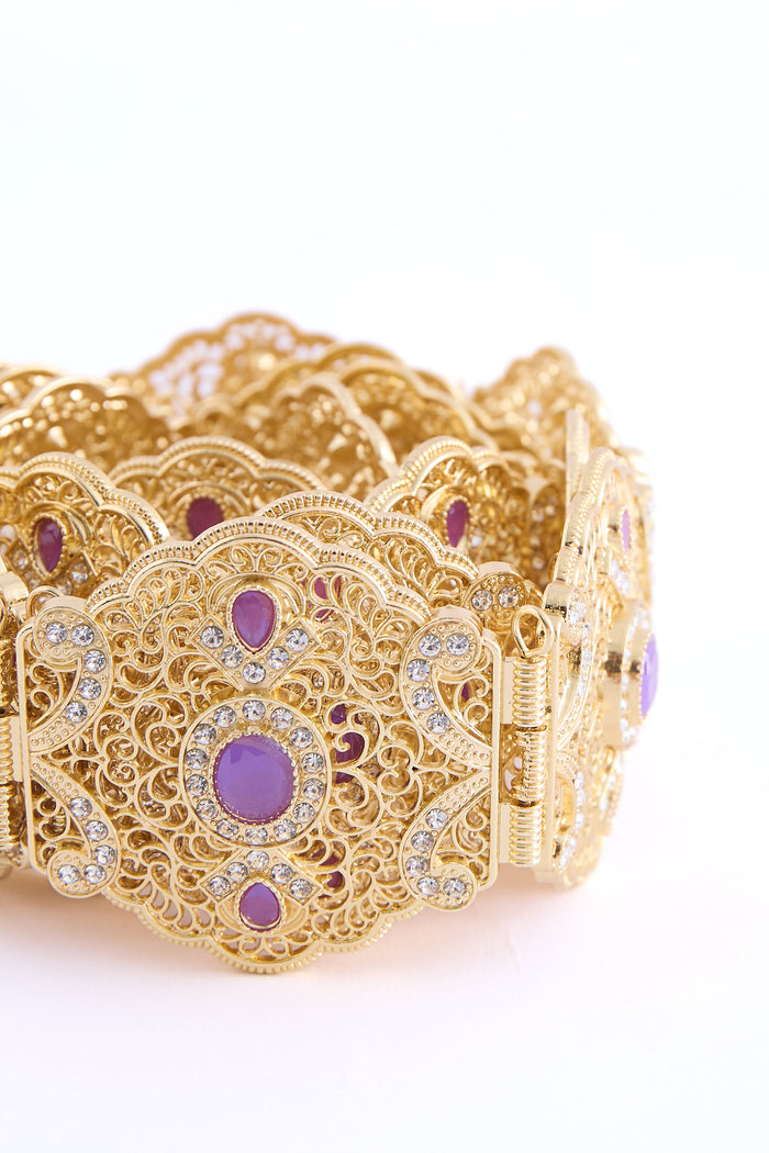 Ahri Gold/Violet Belt