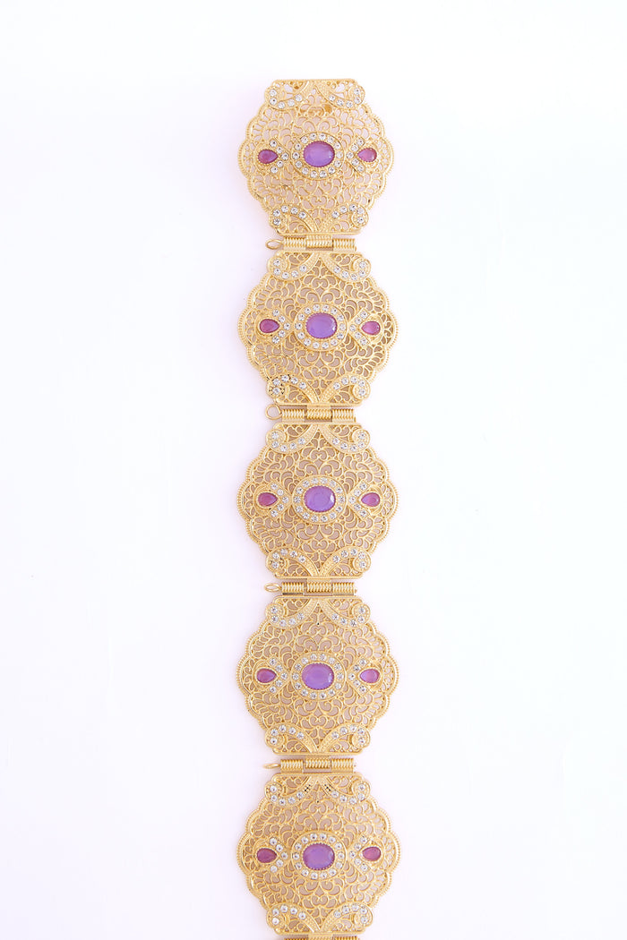 Ahri Gold/Violet Belt