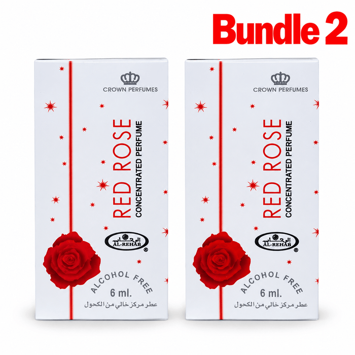 Al Rehab Red Rose Perfume Oil | 6ml Roll-On - Yado African & Caribbean Market