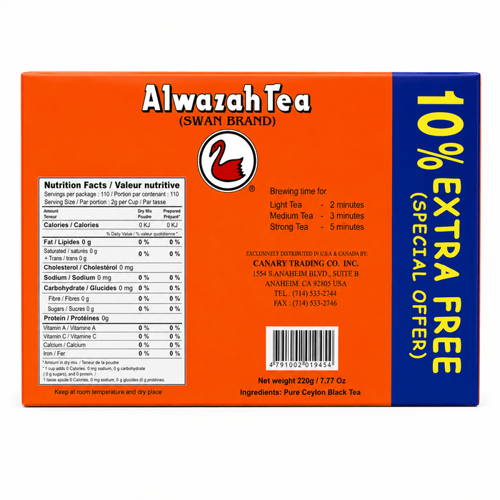 Al Wazah Tea | Premium Black Tea 110 Bags - Yado African & Caribbean Market