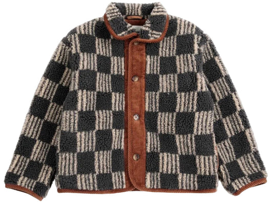 Almost Moiré All Over Sheepskin Jacket