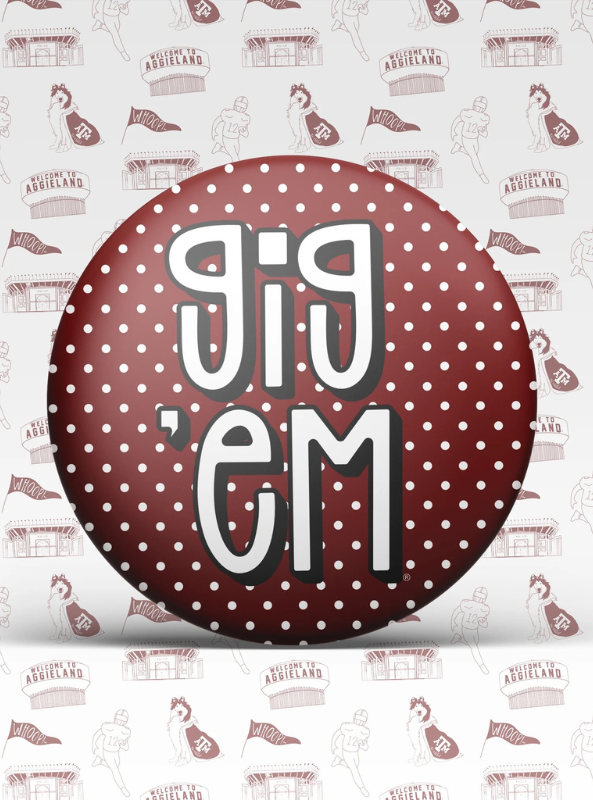 A&M Game Day Buttons