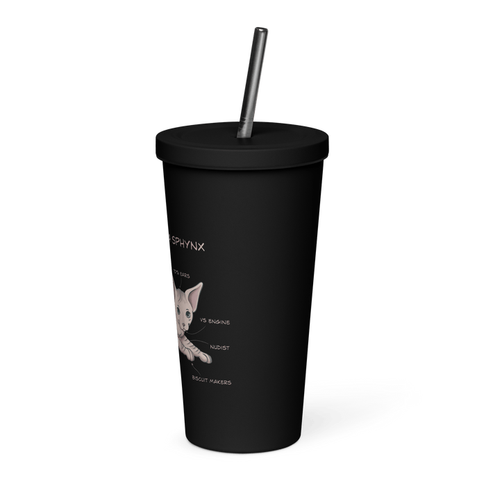 "ANATOMY OF A SPHYNX" TUMBLER