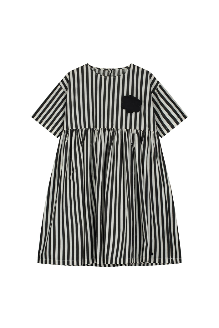 Anchor Dress - Cream & Black