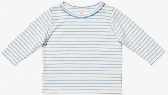 Andy Baby Legging - Dusty Blue Mini Stripe