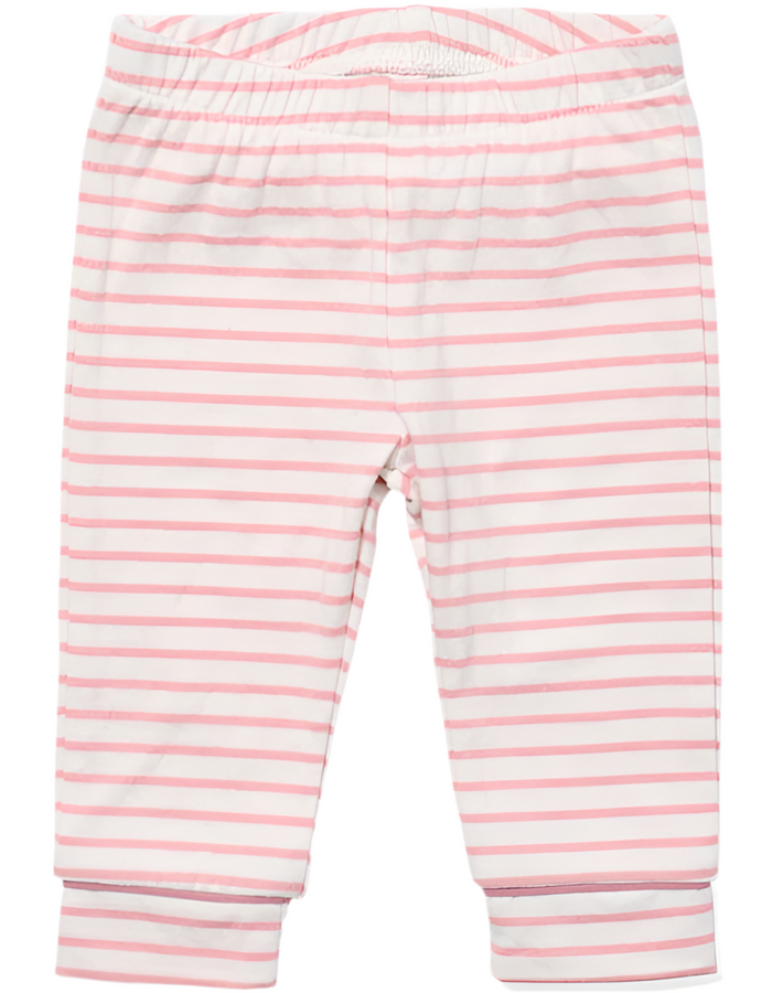 Andy Baby Legging - Dusty Rose Mini Stripe