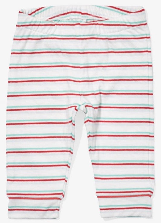Andy Baby Legging - Turquoise Triple Stripe