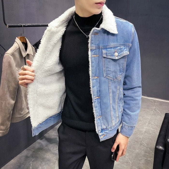 Antonios Ben Denim Jacket - AntoniosClothing - Light blue