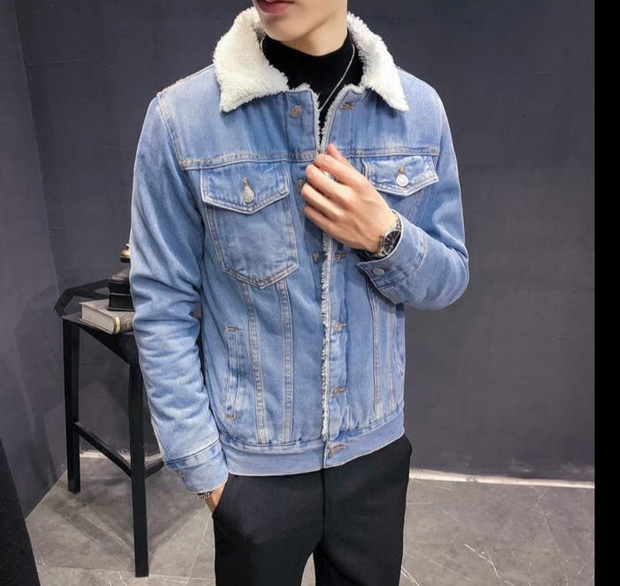 Antonios Ben Denim Jacket - AntoniosClothing - Light blue