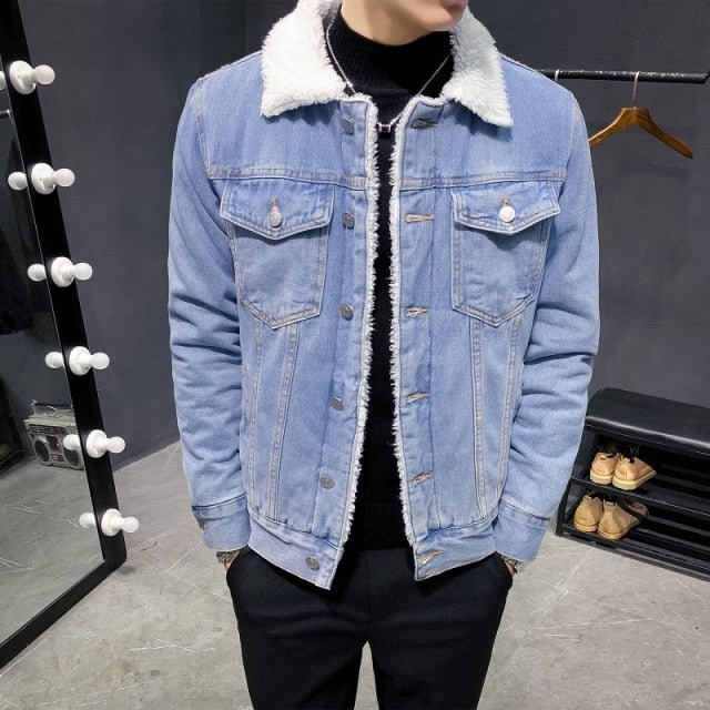 Antonios Ben Denim Jacket - AntoniosClothing - Light blue
