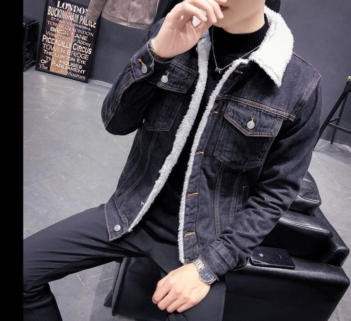 Antonios Ben Denim Jacket - AntoniosClothing - Retro black
