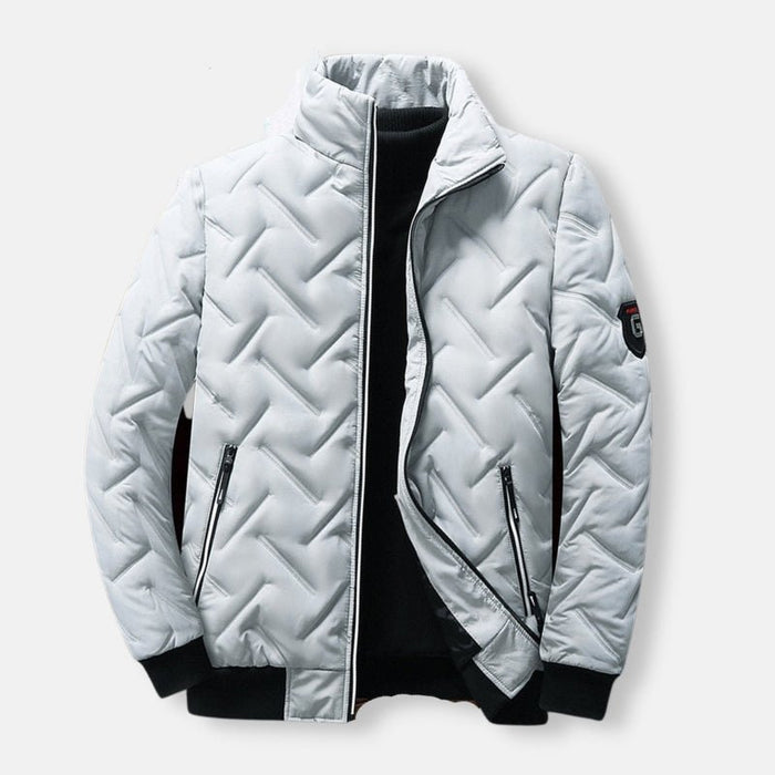 Antonios Bomber Winter Jacket - AntoniosClothing - grey