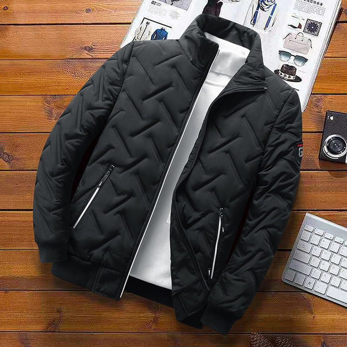 Antonios Bomber Winter Jacket - AntoniosClothing - black