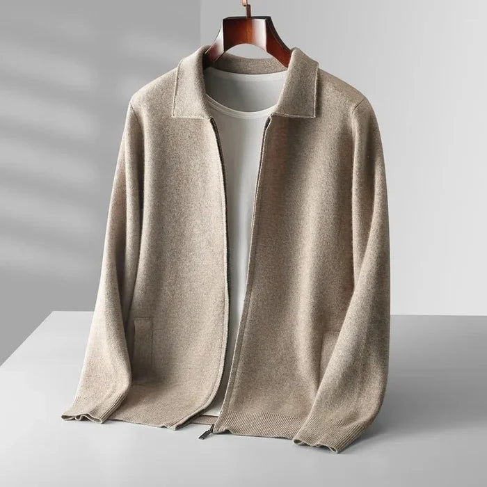 Antonios Cashmere Cardigan - AntoniosClothing - Black