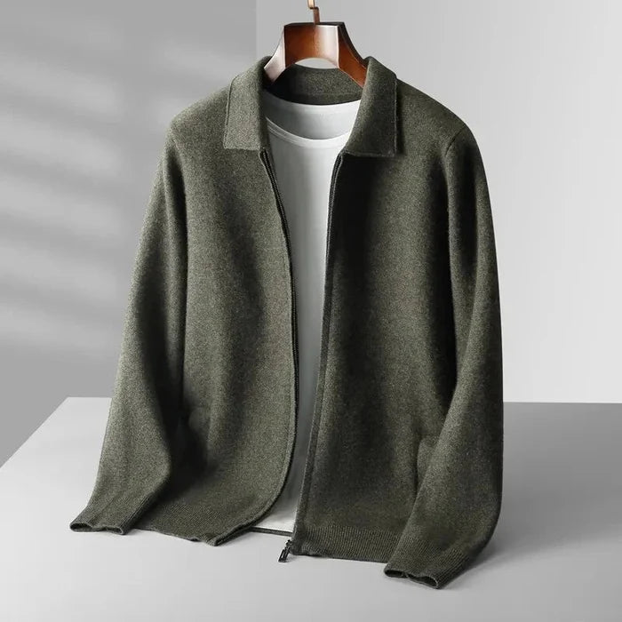 Antonios Cashmere Cardigan - AntoniosClothing - Black