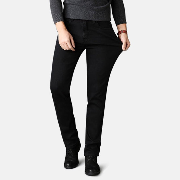 Antonios Casual Slim Fit Jeans - AntoniosClothing - black