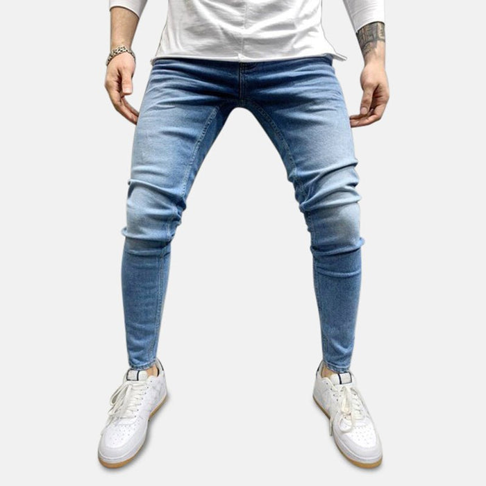 Antonios Classic Slim Jeans - AntoniosClothing - Light Blue