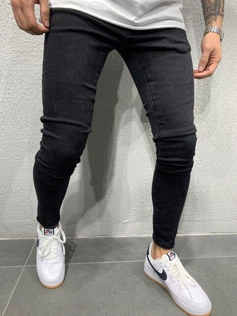 Antonios Classic Slim Jeans - AntoniosClothing - Black