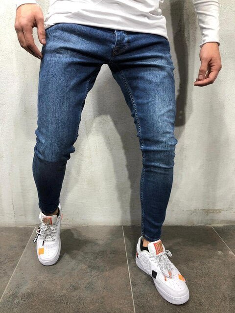 Antonios Classic Slim Jeans - AntoniosClothing - Dark Blue