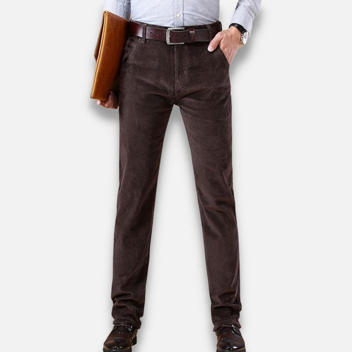 Antonios Cotton Smart Casual Pants - AntoniosClothing - black