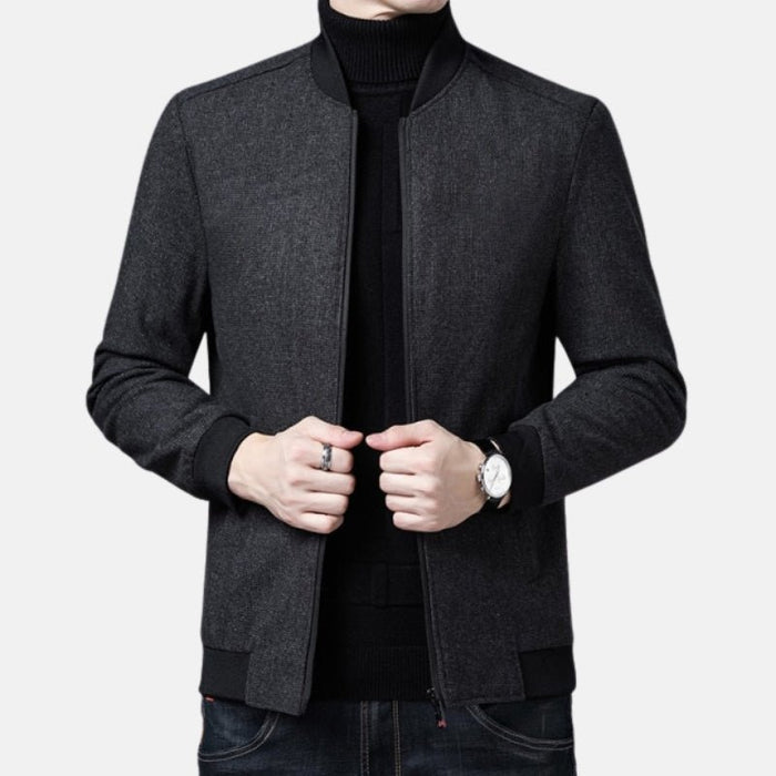 Antonios Hoopers Jacket - AntoniosClothing - Black gray