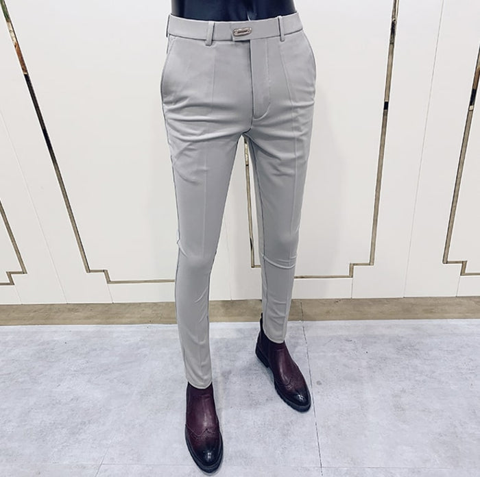 Antonios Khaki Casual Pants - AntoniosClothing - Khaki