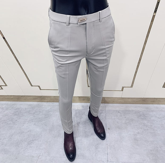 Antonios Khaki Casual Pants - AntoniosClothing - Khaki