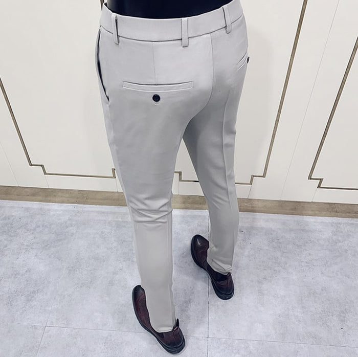 Antonios Khaki Casual Pants - AntoniosClothing - Khaki