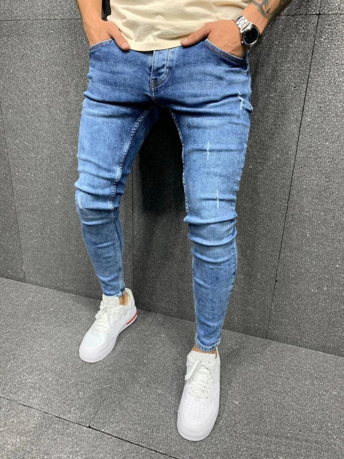 Antonios Peter Classic Skinny Jeans - AntoniosClothing - Blue