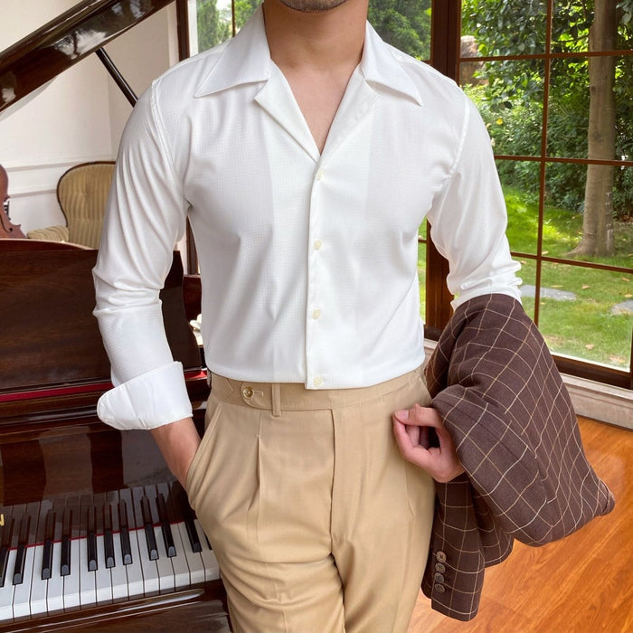 Antonios Premium British Shirt - AntoniosClothing - White