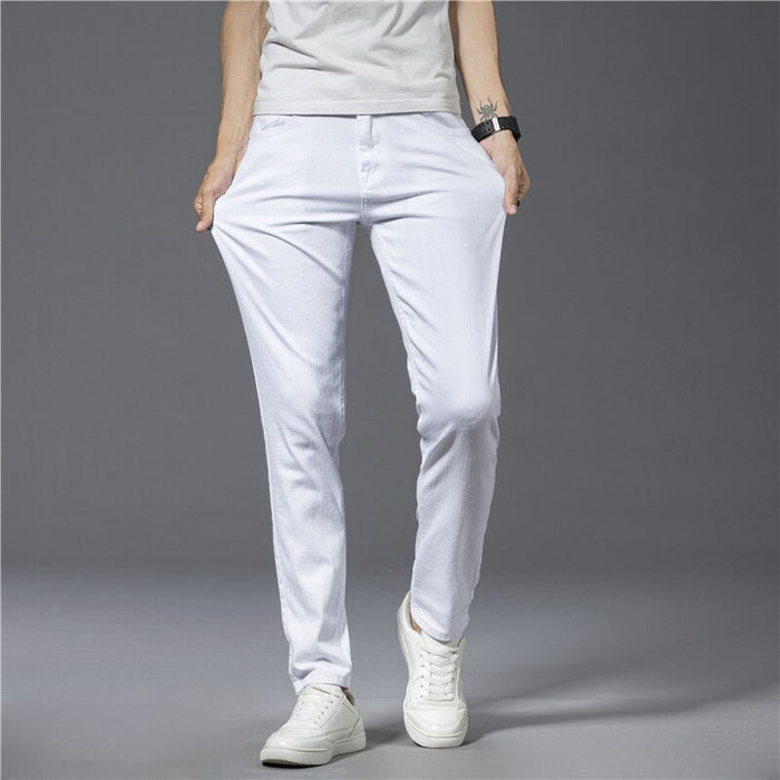 Antonios White Vintage Pants - AntoniosClothing - white